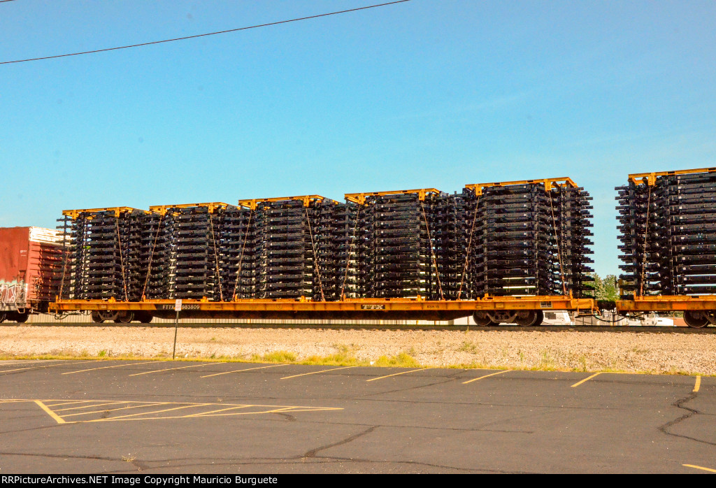 FTTX Flat Car with Truck Frames